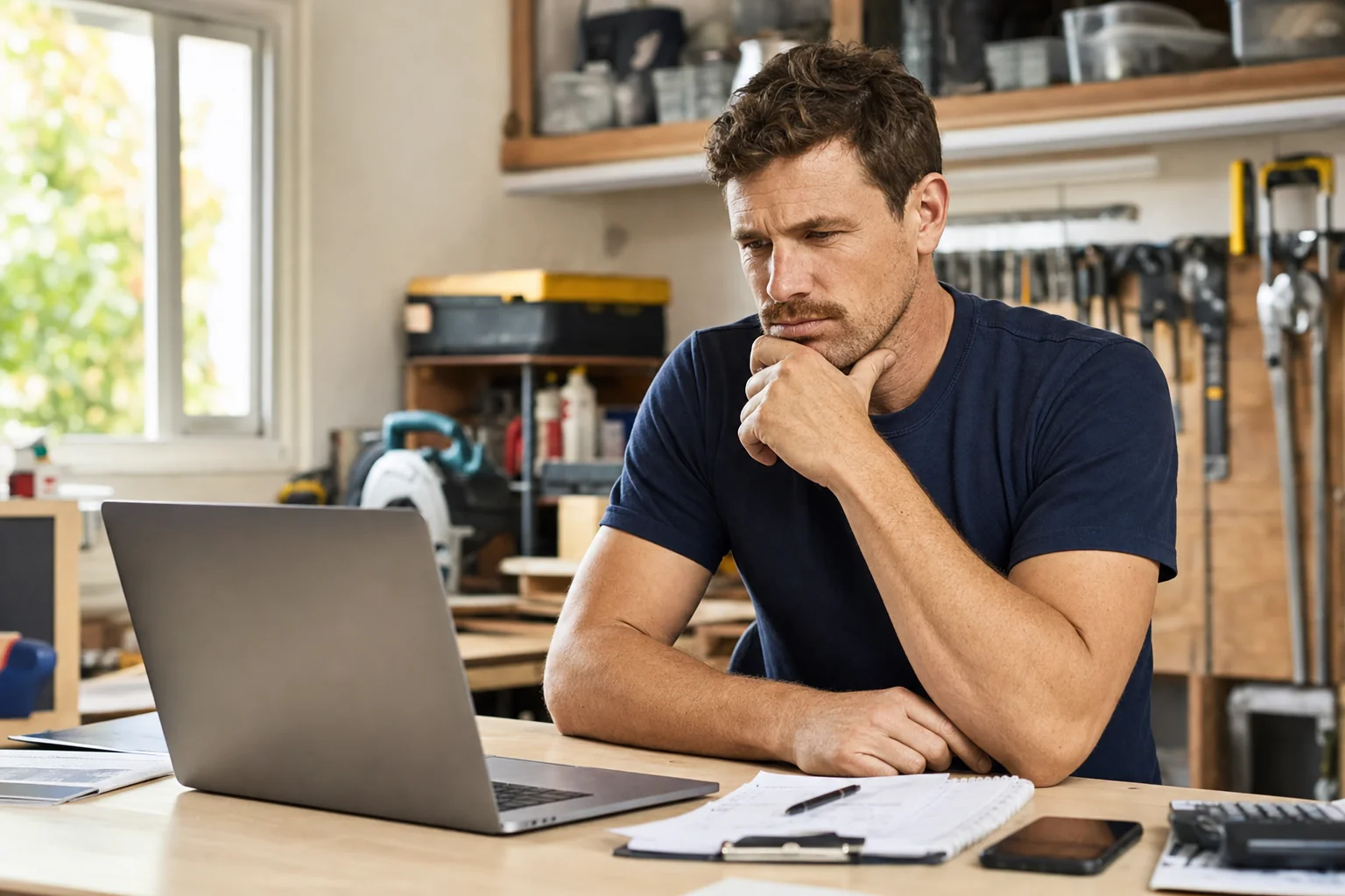 Australian tradesperson weighing up doing their own SEO versus hiring an agency